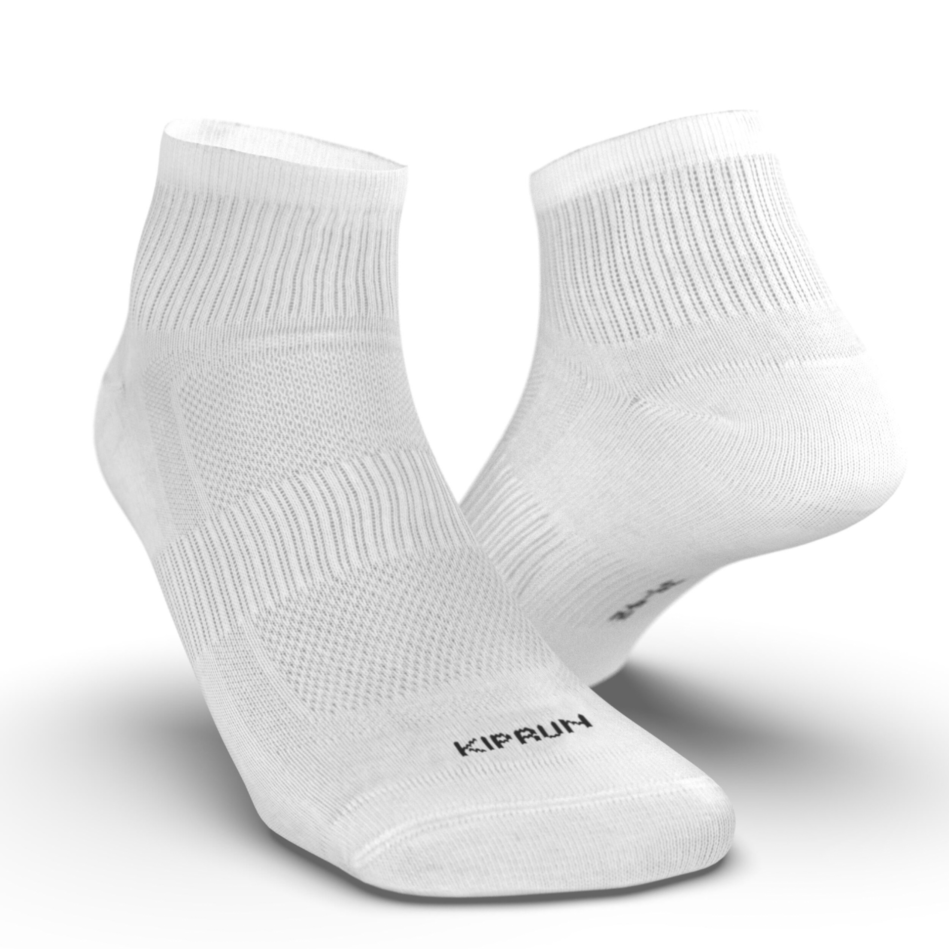 KIPRUN Calze running RUN 100 bianche x3