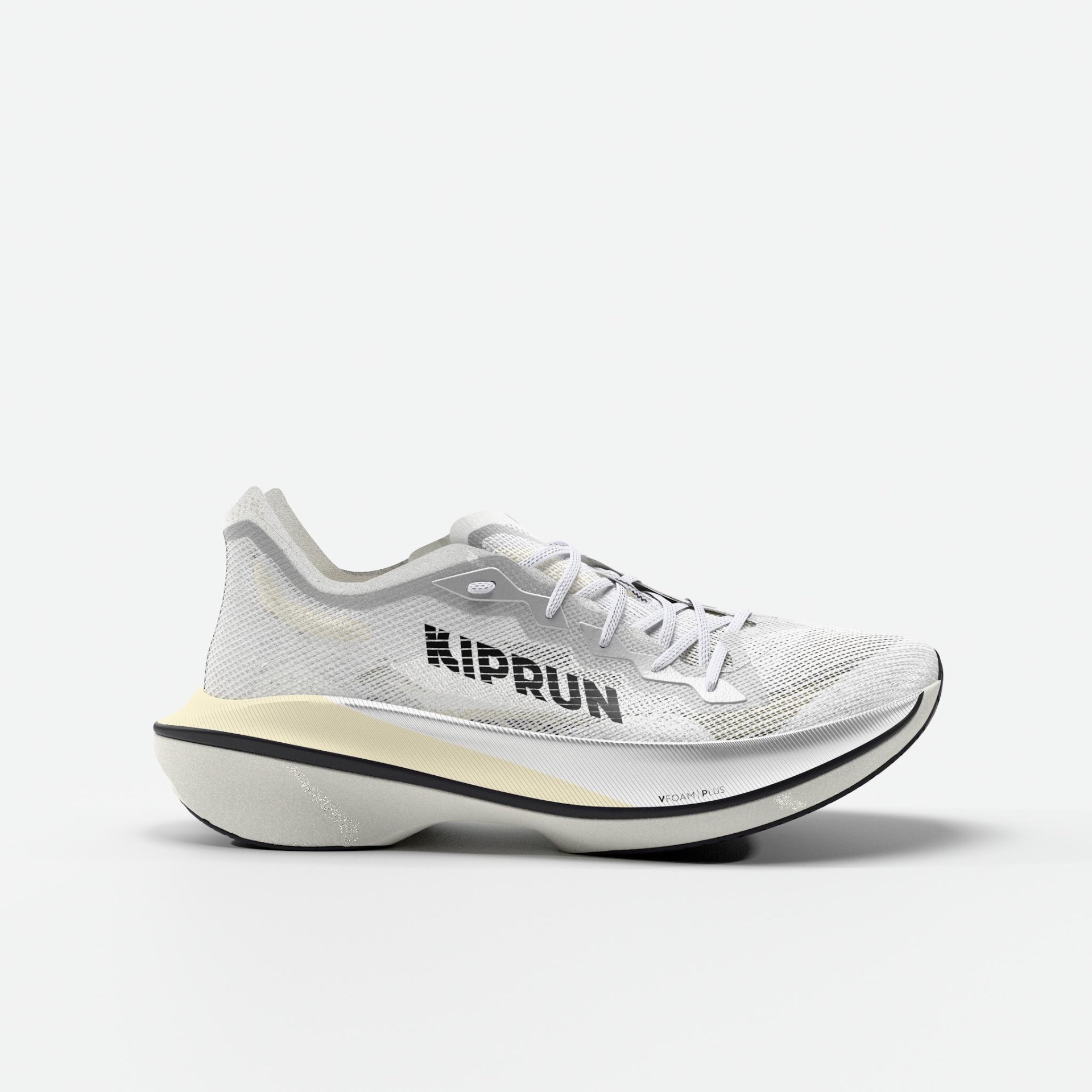 KIPRUN Scarpe running uomo KD 900 X LD 2 con piastra in carbonio bianco-giallo