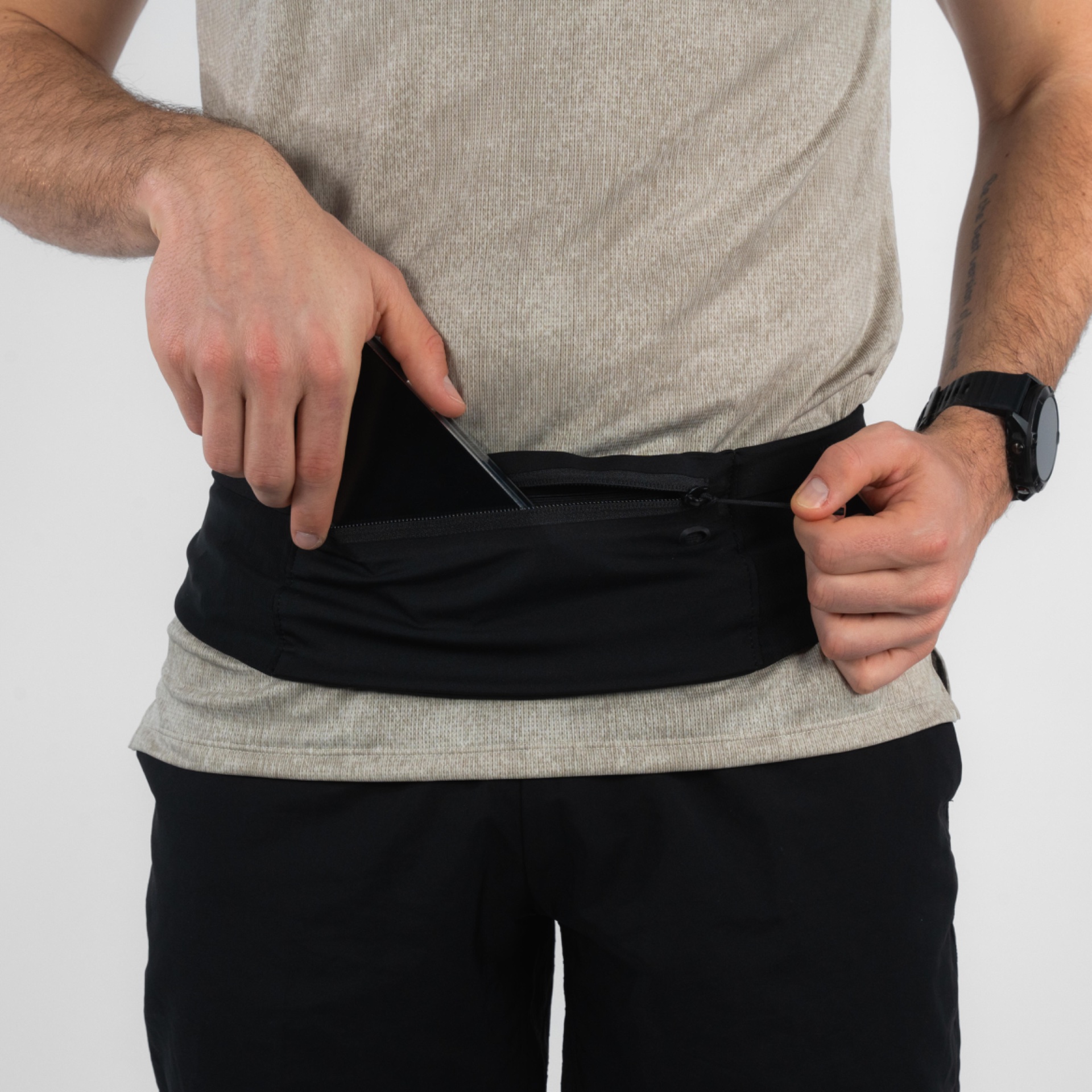 KIPRUN Marsupio running unisex COMFORT 2 nero
